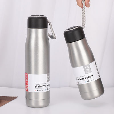 400 ml/500 ml Σύγχρονο σχεδιασμό από ανοξείδωτο χάλυβα διπλό τοίχωμα μονωμένο αθλητικό μπουκάλι νερού