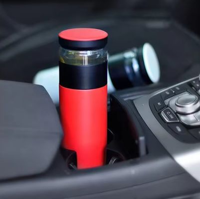 500 ml Διαχωριστικό φίλτρο από ανοξείδωτο χάλυβα Φιαλίδιο κενού από γυαλί Απομονωμένο φορητό τσαγιέρα