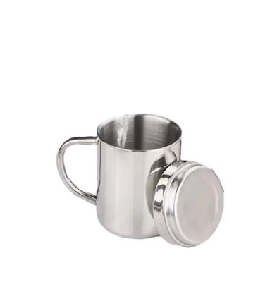 Προσαρμόσιμο μπουκάλι νερού από ανοξείδωτο χάλυβα 304 με λαβή και καπάκι 210ml / 300ml / 400ml άμεσο