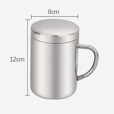300 ml 400 ml Double Wall Stainless Steel Beer Mug με Custom Printing Logo και Χερούλι