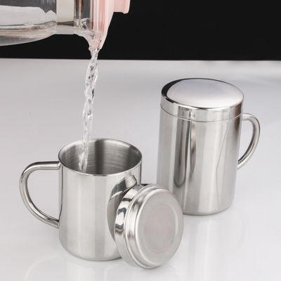 300 ml 400 ml Double Wall Stainless Steel Beer Mug με Custom Printing Logo και Χερούλι