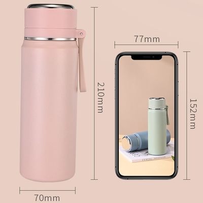 Κούφος 500 ml 600 ml Δύο τοίχοι ατσάλινο αθλητικό μπουκάλι με κάλυμμα