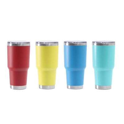 30oz διπλό τοίχωμα από ανοξείδωτο χάλυβα κρασί tumbler επαναχρησιμοποιήσιμο κενό μπουκάλι με καπάκι