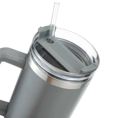 Κλασικό στυλ σχεδιασμού 40oz ανοξείδωτο χάλυβα εξωτερικό tumbler με λαβή και άχυρο για OEM