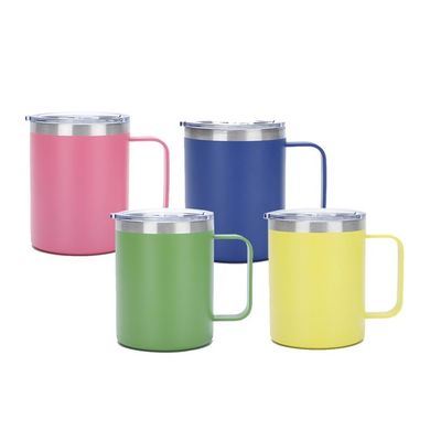 OEM 12oz Ατσάλινο Κούπα Καφέ με διπλή μόνωση τοίχου και καθαρό χρώμα σχεδιασμό
