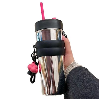 Όλοι οι χρήστες αγαπούν αυτό το 710 ml διπλό τείχος ατσάλινο ταξιδιωτικό φλιτζάνι καφέ
