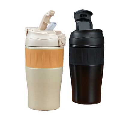 500 ml Κούπες καφέ από ανοξείδωτο χάλυβα με κάλυμμα Custom Logo Κούπες ποτού και άχυρο τροφίμων