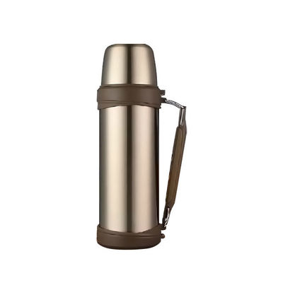 Χάλυβα από ανοξείδωτο χάλυβα 1000 ml μπουκάλι νερού θερμική κενό μονωμένο κύπελλο με λαβή σχήμα σφαίρας