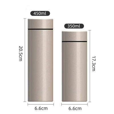 350 ml χωρητικότητα Καθαρό φλιτζάνι Ατσάλι Βακούμι μπουκάλι νερού για ζεστά ποτά στο αυτοκίνητο