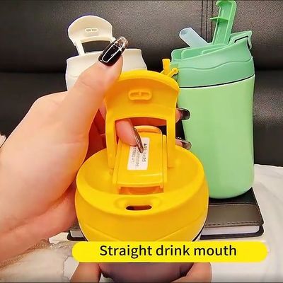 15oz aspirator μπουκάλι νερού γραφείου διπλό τοίχωμα απομονωμένο ταξιδιωτικό καφέ κούπα με κάλυμμα σιλικόνης