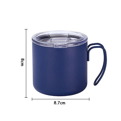 Χρωματιστή λαβή από ανοξείδωτο χάλυβα Κούπες καφέ ταξιδιών Θερμική μόνωση Κανένα