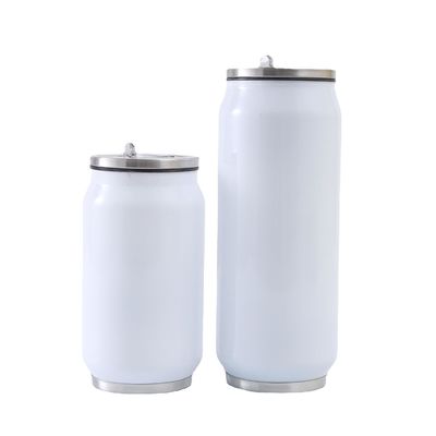 Χάλυβα ανοξείδωτο υπολίμανση κενό Cola Can Tumbler 12 Oz με άχυρο και το καπάκι περιλαμβάνεται