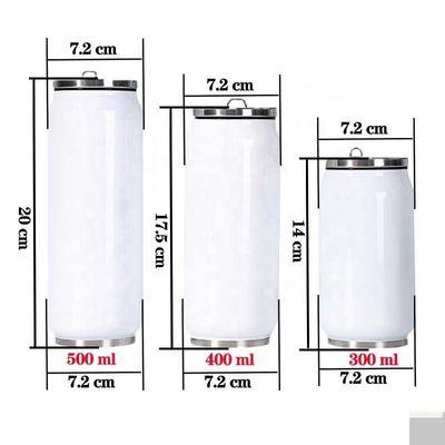 Χάλυβα ανοξείδωτο υπολίμανση κενό Cola Can Tumbler 12 Oz με άχυρο και το καπάκι περιλαμβάνεται