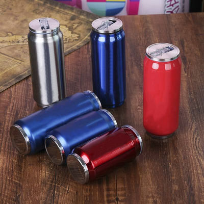 Χάλυβα ανοξείδωτο υπολίμανση κενό Cola Can Tumbler 12 Oz με άχυρο και το καπάκι περιλαμβάνεται