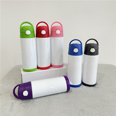 12oz Sublimation Kids Tumblers μπουκάλι νερού για παιδιά με ανοξείδωτο χάλυβα μέσα