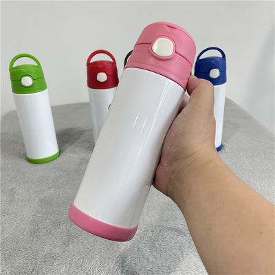 12oz Sublimation Kids Tumblers μπουκάλι νερού για παιδιά με ανοξείδωτο χάλυβα μέσα