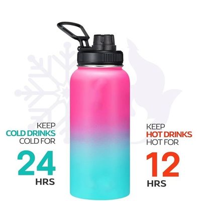 Πώληση 22oz φιάλη νερού από ανοξείδωτο χάλυβα Μεγάλη χωρητικότητα aspirator για παιδιά και ενήλικες