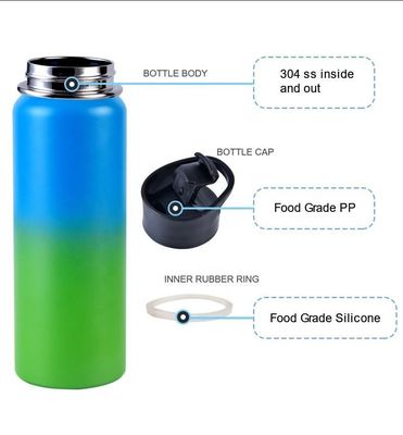 Προσαρμόσιμη 650ml Vakuum Flask Cup Drink Bottle Stainless Steel Space Bottle Water
