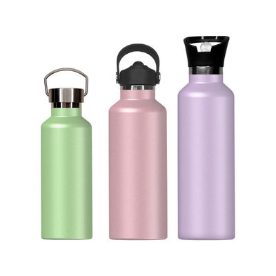 Φορητό 650ml Ατσάλινο μπουκάλι με μονωμένο νερό για σπορ Country Design