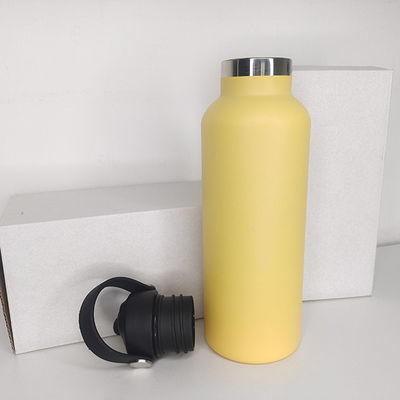Φορητό 650ml Ατσάλινο μπουκάλι με μονωμένο νερό για σπορ Country Design