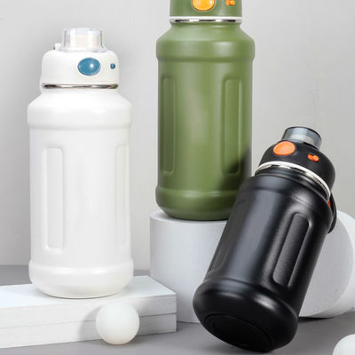 620 ml/950 ml χωρητικότητα Matte Man Bike Απομονωμένο μπουκάλι νερού με καμπυλωτό καπάκι από ανοξείδωτο χάλυβα