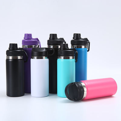 650ml γυμναστήριο μπουκάλι νερού μεταλλικό ατσάλινο Tumbler για εξωτερικά σπορ φορητό