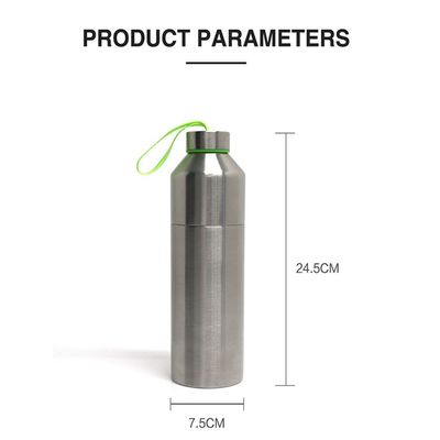 Προσαρμοσμένο λογότυπο 500 ml από ανοξείδωτο χάλυβα Ταξίδια Αθλητικά μπουκάλια νερού Εφαρμόζεται σε όλους