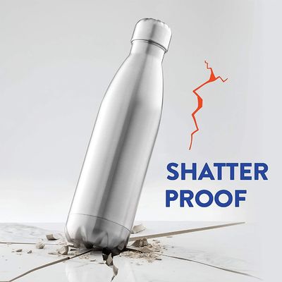 500 ml χωρητικότητας διπλής τοιχώσεως φιάλη κενού από ανοξείδωτο χάλυβα για τη διατήρηση των ποτών ζεστά ή κρύα