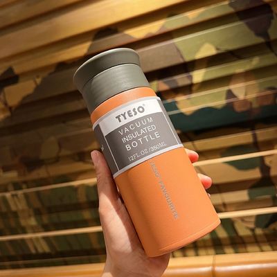 Αειφόρος 350 ml 500 ml Απομονωμένο Ατσάλι Ατσάλινο Φιαλίδιο Ατμοσφαιρικού Νερού για Κύπελλο Γραφείου