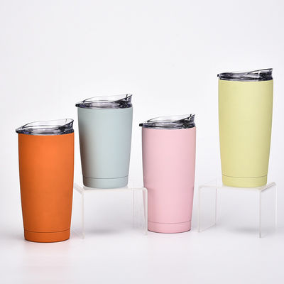 Κλασικό Στυλ Σχεδιασμού Vakuum Tumbler Ατσάλινο μπουκάλι νερού με πλαστικό άχυρο