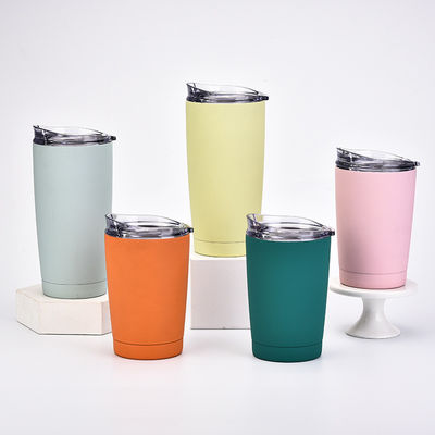 Κλασικό Στυλ Σχεδιασμού Vakuum Tumbler Ατσάλινο μπουκάλι νερού με πλαστικό άχυρο