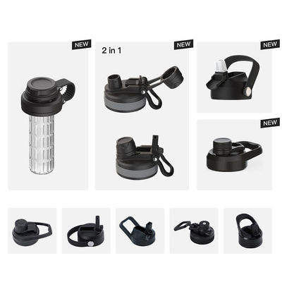 18oz διπλό τοίχωμα 304 Ατσάλι μπουκάλι νερού Ατμομόνωση μπουκάλι με το νεότερο καπάκι