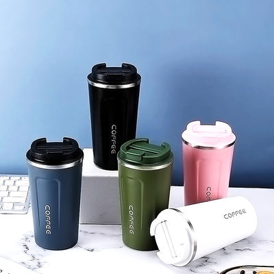 Περιβαλλοντικά φιλικό 380 ml 500 ml διπλό τοίχωμα ατσάλινου καλαμποκιού για βιώσιμα ταξίδια