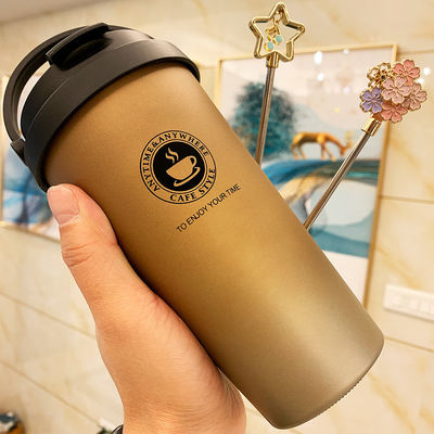 500ml Ατσάλινο Κύπελλο Απομόνωσης Κούπα Κούπα Καφέ μπουκάλι σε κλασικό στυλ σχεδιασμού