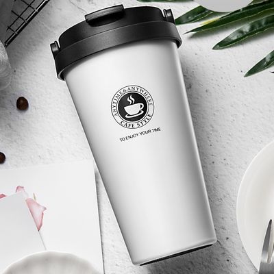 500ml Ατσάλινο Κύπελλο Απομόνωσης Κούπα Κούπα Καφέ μπουκάλι σε κλασικό στυλ σχεδιασμού