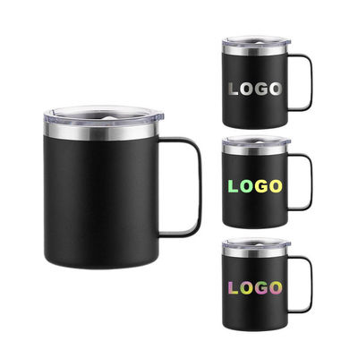 14oz διπλή μόνωση από ανοξείδωτο χάλυβα Custom ταξιδιωτικό κύπελλο για όλη την ημέρα ζεστά ή κρύα ποτά