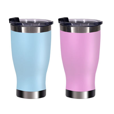 20oz Τύπος μέσης Απομονωμένα κύπελλα Tumbler για θερμική μόνωση απόδοση 12-24 ώρες
