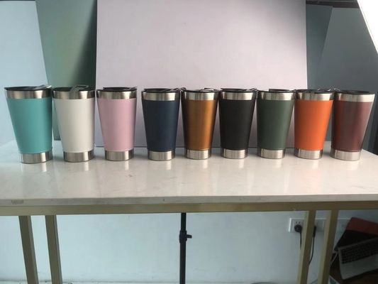 Φιαλίδια κενού ανθεκτικά στα ταξίδια Καφέ κούπα 20 ουγκι από ανοξείδωτο χάλυβα Σκίνι Στενό Tumbler