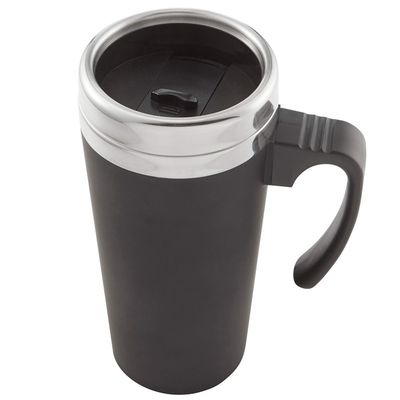 16oz διπλό τοίχωμα τσαγιέρα από ανοξείδωτο χάλυβα με λαβή για την αποθήκευση στο είδος ποτό