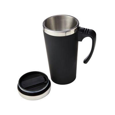 16oz διπλό τοίχωμα τσαγιέρα από ανοξείδωτο χάλυβα με λαβή για την αποθήκευση στο είδος ποτό