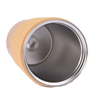 450ML χωρητικότητα διπλά στρώμα από ανοξείδωτο χάλυβα ταξιδιωτικό φλιτζάνι καφέ καφέ για επαναχρησιμοποίηση