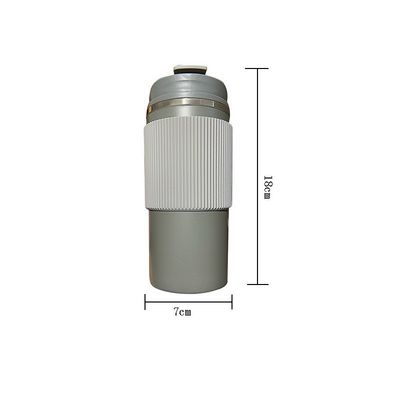 450ML χωρητικότητα διπλά στρώμα από ανοξείδωτο χάλυβα ταξιδιωτικό φλιτζάνι καφέ καφέ για επαναχρησιμοποίηση