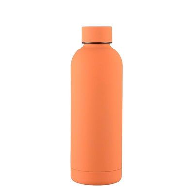 304 από ανοξείδωτο χάλυβα 500 ml αθλητικό ποτήρι καουτσούκ μπογιά νερού μπουκάλι με κάλυμμα PP τροφικής ποιότητας