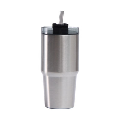 Κλασικό στυλ στυλ ατσάλινου χάλυβα Tumbler για αθλήματα Κρατήστε κρύο τερμό καφέ