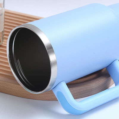 Ατσάλι από ανοξείδωτο χάλυβα 40OZ Adventure Custom Logo Travel Tumbler με λαβή Προσαρμόστε το χρώμα