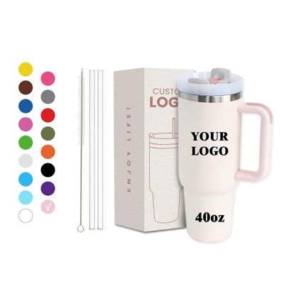 Ατσάλι από ανοξείδωτο χάλυβα 40OZ Adventure Custom Logo Travel Tumbler με λαβή Προσαρμόστε το χρώμα