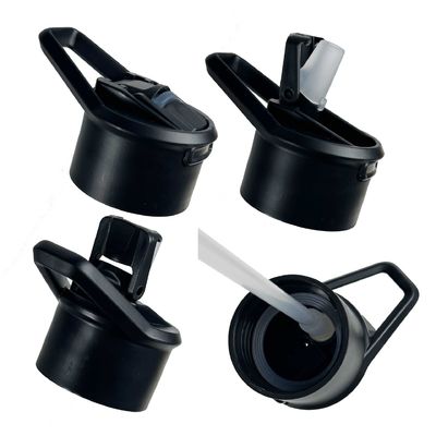 Ασφάλεια 32oz / 1000ml διπλό τοίχωμα κενό μονωμένο φιάλη νερού από ανοξείδωτο χάλυβα με καπάκι από άχυρο