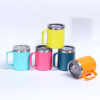 12oz/14oz Ατσάλινο Κύπελλο Κούπα Διπλό στρώμα Vakuum Powder Coated Cup Προσαρμοσμένο χρώμα