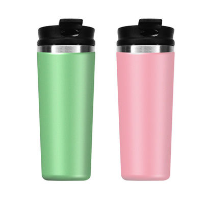 12oz PP Food Grade Κάλυψη Custom Logo Adventure εξωτερική διπλή τοίχος μονωμένη ταξιδιωτική κούπα
