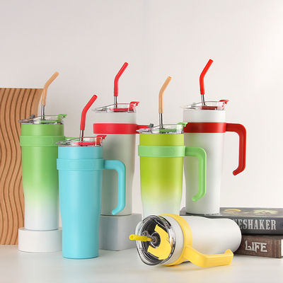 40oz Ατσάλινη Κούπα Καφέ Sublimation Ροζ Tumbler Ιδανικό για την Επιστροφή στο Σχολείο περίσταση